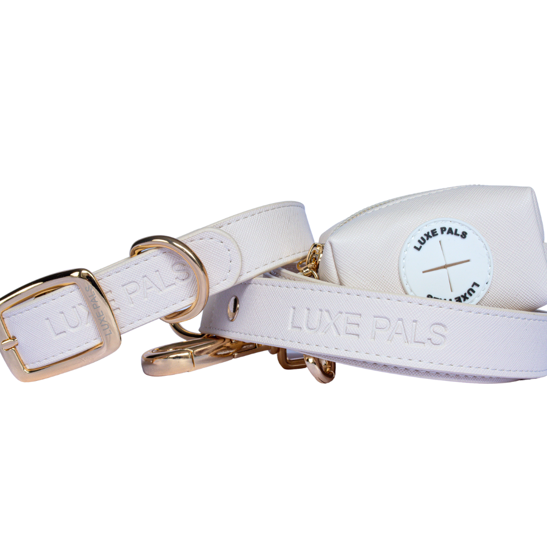 Set - Beige Synthetic Leather Set